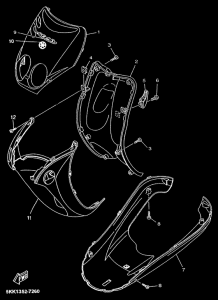 YN50R Ветровое стекло