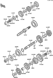 ZX1000 Трансмиссия