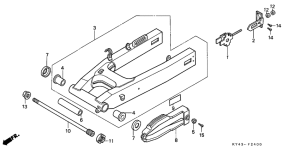 NSR125F Маятник