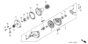 NX125 Маслонасос