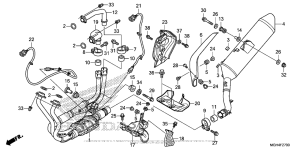 VFR1200X (DCT) Глушитель