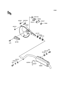 KMX50 Глушитель