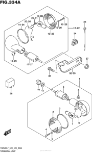 TU250 Сигналы поворотов