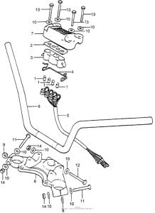 CB750 Handlebar + fork top bridge
