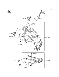 ZX600 Frame comp