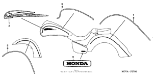 VTX1800R2 Эмблема