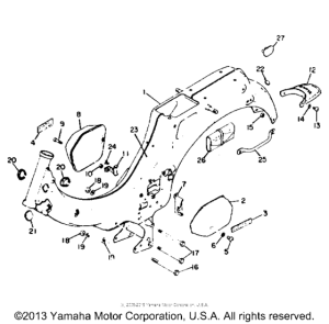 U7E Frame side cover
