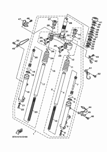 LTS125 フロントフオーク