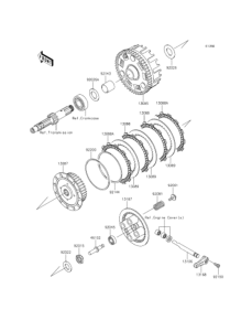 BJ250 Сцепление