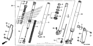  Передняя вилка