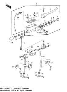  Передний тормозной цилиндр