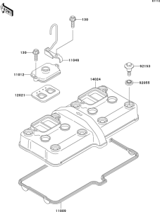 ZX600 Крышка головки цилиндров