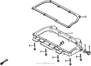 CX650 Маслянный поддон