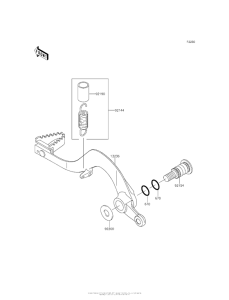  Педаль тормоза