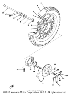 GTMXD Переднее колесо