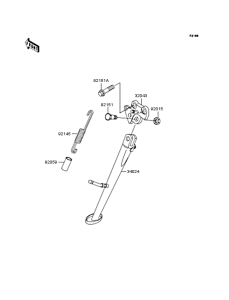 ZX1200 Подножка