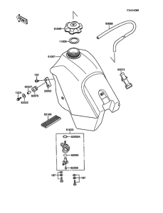  Топливный бак