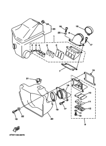TZ250 Впускная система