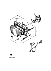 FZR600 FZR600D Phare