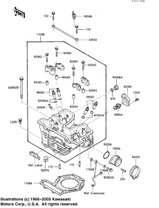 KL250 Головка цилиндров