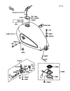 VN750 Fuel tank(1 / 3)