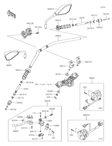 ER650 ハンドルバー