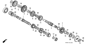 CG125 Трансмиссия