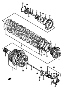 GSX-R1100 Бендикс