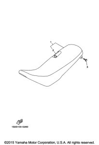 TTR125LEG Сиденье