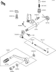 ZR750 Механизм переключения передач