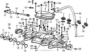CB550 Крышка головки цилиндров