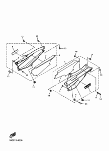 FJR1300A Боковые обтекатели