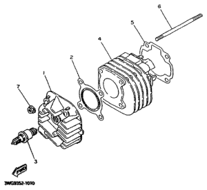 CY50R Cilindro. culata