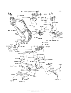 KLZ1000 Рама ,крепежные детали