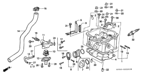CH125 Головка цилиндров