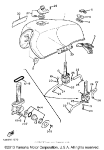 XV920RH Топливный бак