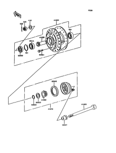 KH125 Переднее колесо