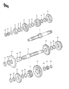 KX420 Трансмиссия