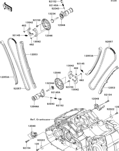 VN1700 Распред вал