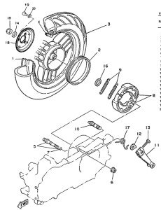YE50 Переднее колесо