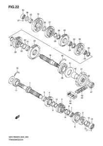 GSX-R600U2 Трансмиссия