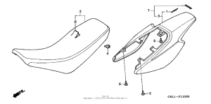 XR50R Сиденье