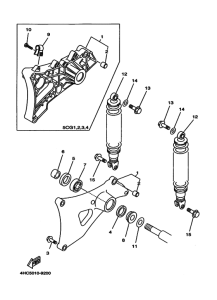 YP250 ﾘﾔｱｰﾑ. ｻｽﾍﾟﾝｼﾖﾝ