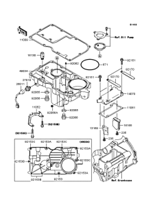 ZX1200 Поддон картера