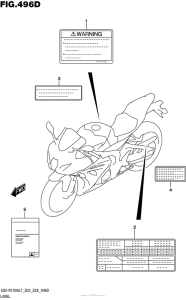 GSX-R1000 Label (Gsx-R1000Al7 E03)