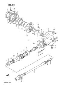 VX800 Карданный вал