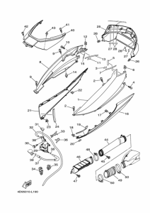YP250 サイドカバ-