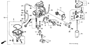 XR250R Carburetor assy