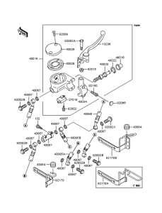 VN1500 Главный тормозной цилиндр