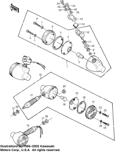 KE125 Поворотники